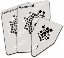 Mermaid Masker Schmink Sjabloon 5 Mermaid Masker Schmink Sjabloon -Halloween Bevordering Winkel mermaid masker schmink sjabloon 2