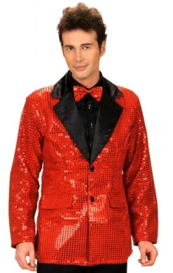 WIDMANN Paillettenjas Rood -Halloween Bevordering Winkel pailletten jackett rot 3 1280x1280