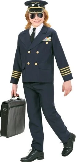 WIDMANN Piloten Uniform Kinderkostuum