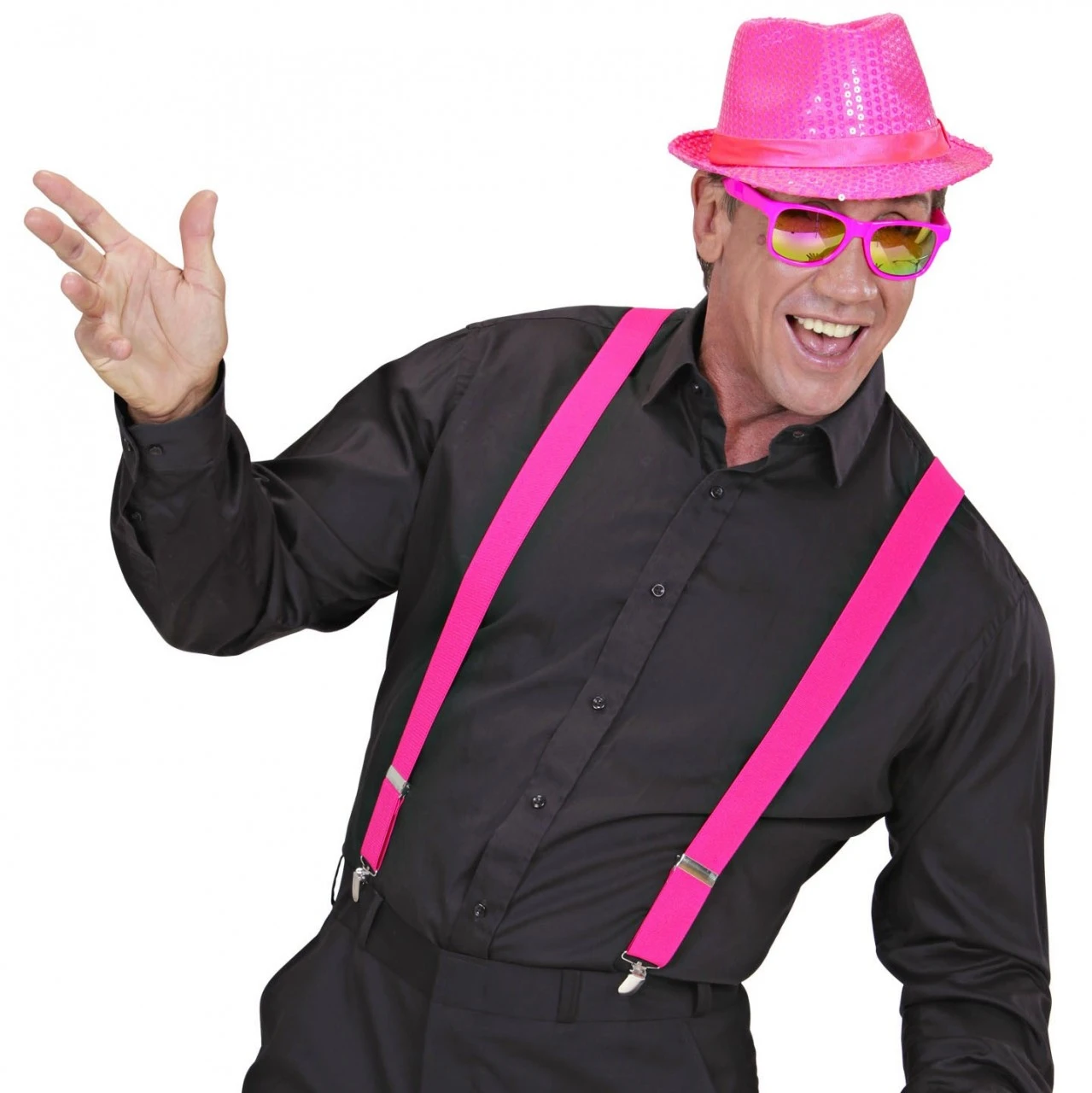 WIDMANN Roze Stijlvolle Bretels 6 WIDMANN Roze Stijlvolle Bretels - Afbeelding 4