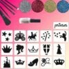 Prinses Glittertattoo Set