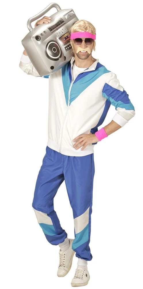 WIDMANN Voorzichtig Trainingspak Jaren 80-kostuum 5 WIDMANN Voorzichtig Trainingspak Jaren 80-kostuum - Afbeelding 3