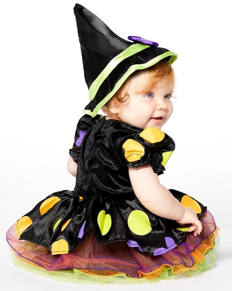 AMSCAN Dot Heks Kostuum Voor Baby's En Peuters 4 AMSCAN Dot Heks Kostuum Voor Baby's En Peuters - Afbeelding 2