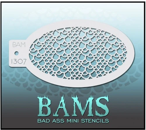 Schminksjabloon Bad Ass BAM 1307 3 Schminksjabloon Bad Ass BAM 1307