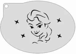 Schminksjabloon Frozen Elsa
