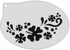 Schminksjabloon Klaverblad