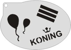 Schminksjabloon Koningsdag