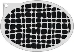 Schminksjabloon Krokodillenhuid