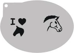 Schminksjabloon Paard