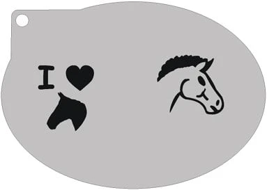 Schminksjabloon Paard 3 Schminksjabloon Paard