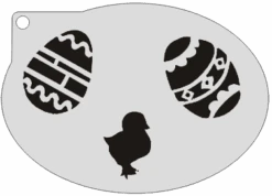 Schminksjabloon Paasei En Kuiken