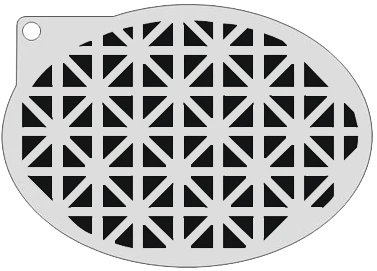 Schminksjabloon Retro 3 Schminksjabloon Retro
