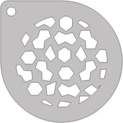 Schminksjabloon Rond Vlakken