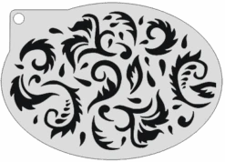 Schminksjabloon Sierlijke Krullen