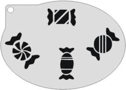 Schminksjabloon Snoepjes