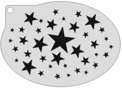 Schminksjabloon Sterren