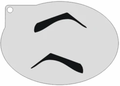 Schminksjabloon Wenkbrauw