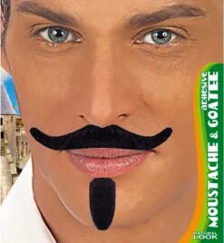 WIDMANN Moustache & Goatee Zwart