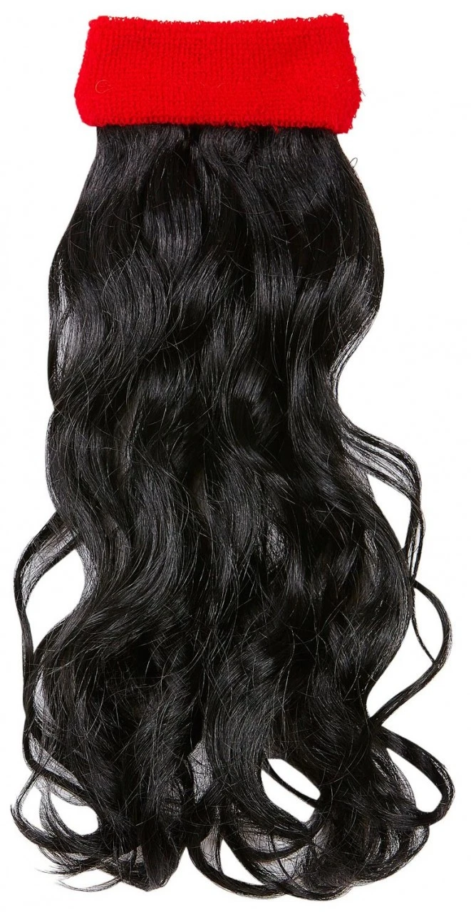 WIDMANN Zwarte Jaren 80 Pruik 4 WIDMANN Zwarte Jaren 80 Pruik - Afbeelding 2