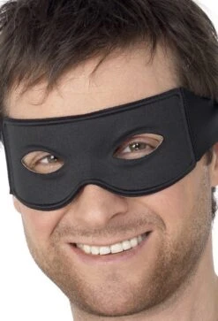 Smiffys Zwart Oogmasker Voor Volwassenen
