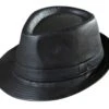 WIDMANN Zwarte Fedora Hoed In Lederlook -Halloween Bevordering Winkel schwarzer fedora hut in lederoptik 1 1280x1280