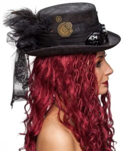 Zwarte Rocker Fedora Hoed 8 Zwarte Rocker Fedora Hoed -Halloween Bevordering Winkel schwarzer rocker fedora hut 3 1280x1280