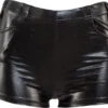 Sexy Lederlook Hotpants Zwart -Halloween Bevordering Winkel sexy lederoptik hotpants schwarz 1 1280x1280