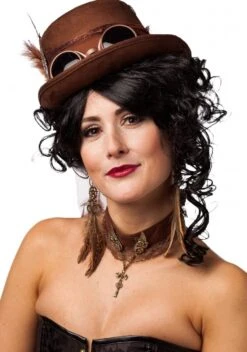 Steampunk Retro Oorbellen Met Veren