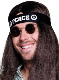 Boland Hoofdband Peace Zwart