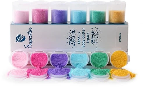 Superstar Fijne Glitter Sixpack Unicorn 3 Superstar Fijne Glitter Sixpack Unicorn