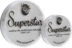 Superstar Schmink Silver White Shimmer 140 16 Gram -Halloween Bevordering Winkel superstar schmink silver white shimmer 140 16 gram 3