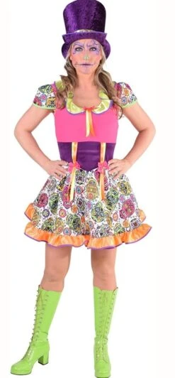 Day Of The Dead Skull-kostuum Voor Dames