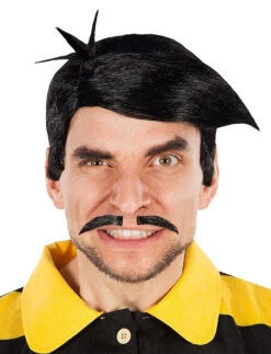 De Daltons-pruik Met Baard Voor Volwassenen