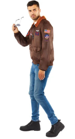 AMSCAN Top Gun-flightjack Voor Heren -Halloween Bevordering Winkel top gun fliegerjacke fuer herren 5 1280x1280