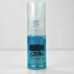 Vivid Glitter Spray Baby Blue