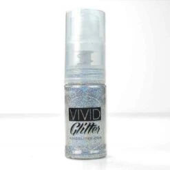 Vivid Glitter Spray Silver Holo