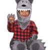 AMSCAN Weerwolf Kostuum Voor Baby's En Peuters -Halloween Bevordering Winkel werwolf kostuem fuer babys und kleinkinder 1 1280x1280