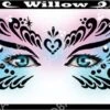 Willow Masker Schmink Sjabloon 2 Willow Masker Schmink Sjabloon -Halloween Bevordering Winkel willow masker schmink sjabloon